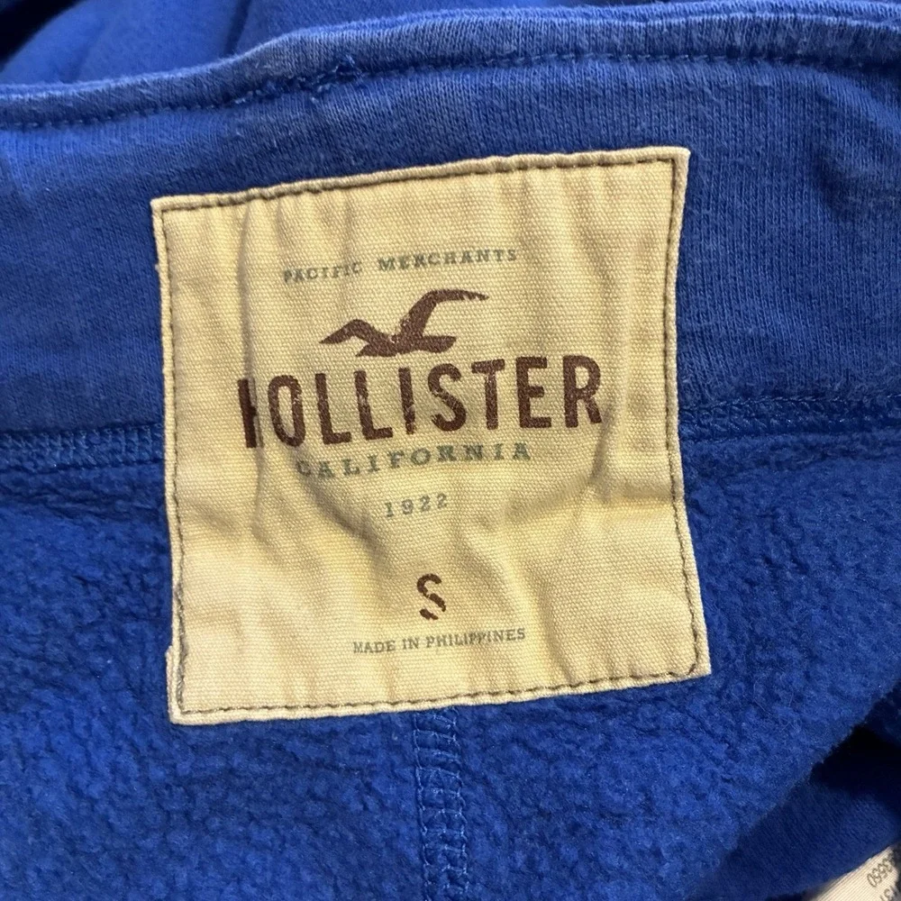 Hollister HCO Y2K Blue‎ Sweatpants Womens Logo Lounge Cozy Core Athleisure S - Picture 4 of 5